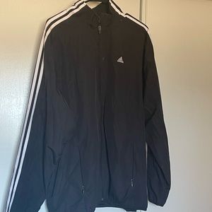 Black zip up adidas